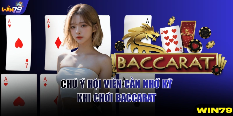 Chú ý hội viên cần nhớ kỹ khi chơi Baccarat