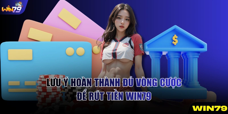 Lưu ý hoàn thành đủ vòng cược để rút tiền WIN79