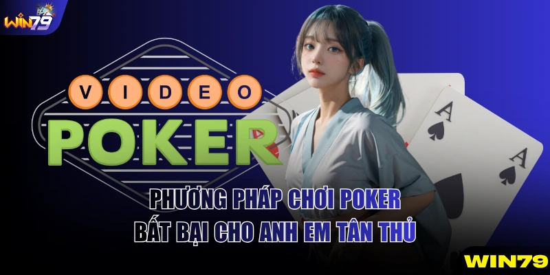 Phương pháp chơi Poker bất bại cho anh em tân thủ