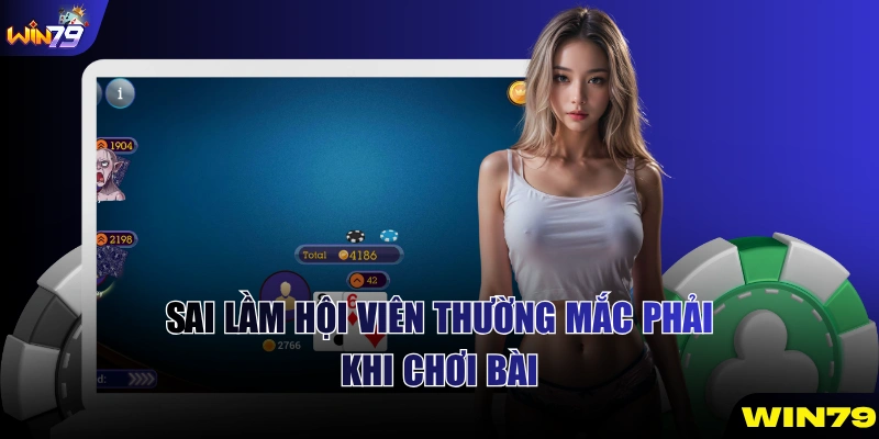 Sai lầm hội viên thường mắc phải khi chơi bài