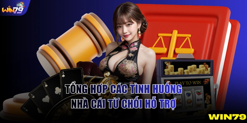 Tổng hợp các tình huống nhà cái từ chối hỗ trợ